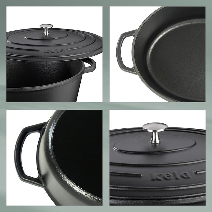 Image du produit Kela Calido (36 cm, Cocotte + faitout, Fonte, Émail)