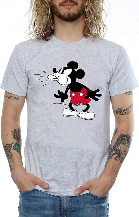 Actual product image Disney Mens Mickey Mouse Tongue T-Shirt (XXL)