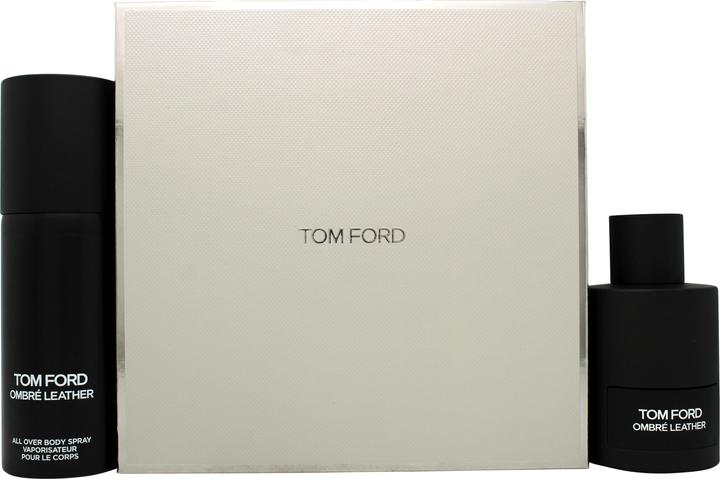 Actual product image Tom Ford Ombre Leather Gift Set 100 ml EDP + 150 ml Body Spray (Eau de parfum, 150 ml)
