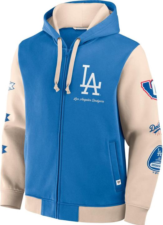 Actual product image Fanatics Los Angeles Dodgers MLB Retro Prints Zip Hoody - 3XL (3XL)