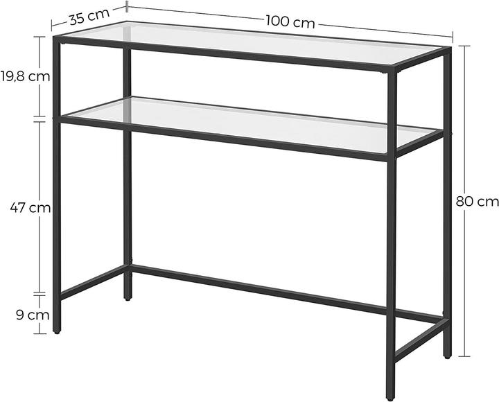 Actual product image Vasagle Style (100 x 35 x 80 cm)