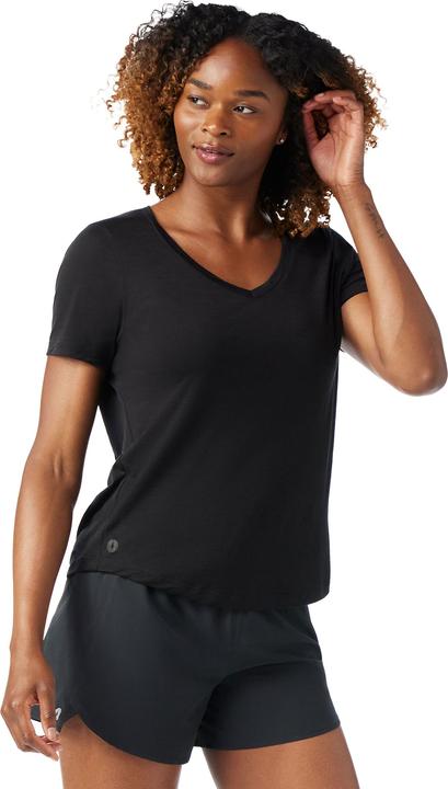Image du produit Smartwool Manches courtes femme Active Ultralite V-Neck (L)