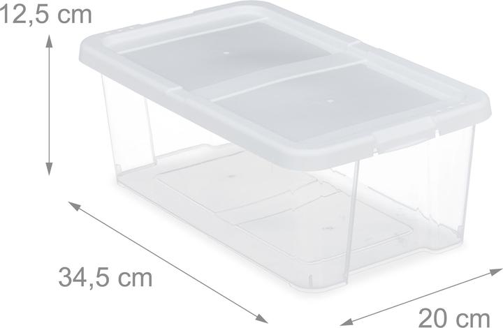 Actual product image Relaxdays 12x Boxes (20 x 34.5 x 12.5 cm)
