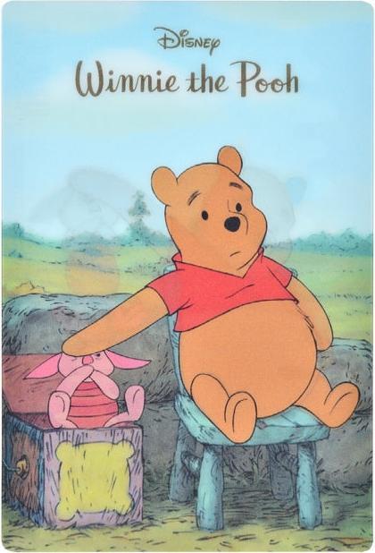Actual product image Disney Pooh & Piglet postcard lenticular (1 pcs.)