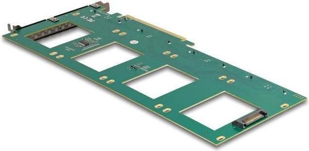 Produktbild Delock PCI Express 4.0 x16 Karte zu 4 x intern U.2 NVMe SFF-8639 - Bifurcation (LxB: 288 x 122 mm)