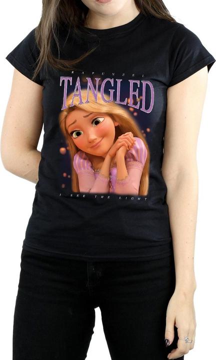 Actual product image Disney Womens/Ladies Tangled Rapunzel Montage Cotton T-Shirt (S)