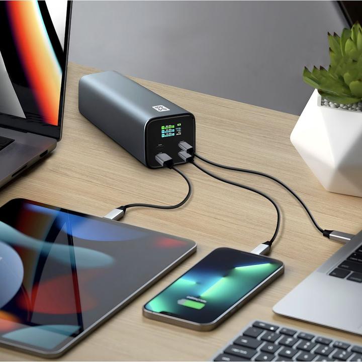 Actual product image MCL XtremeMac powerbank MacBook iPad iPhone (27000 mAh, 140 W, 99.90 Wh)