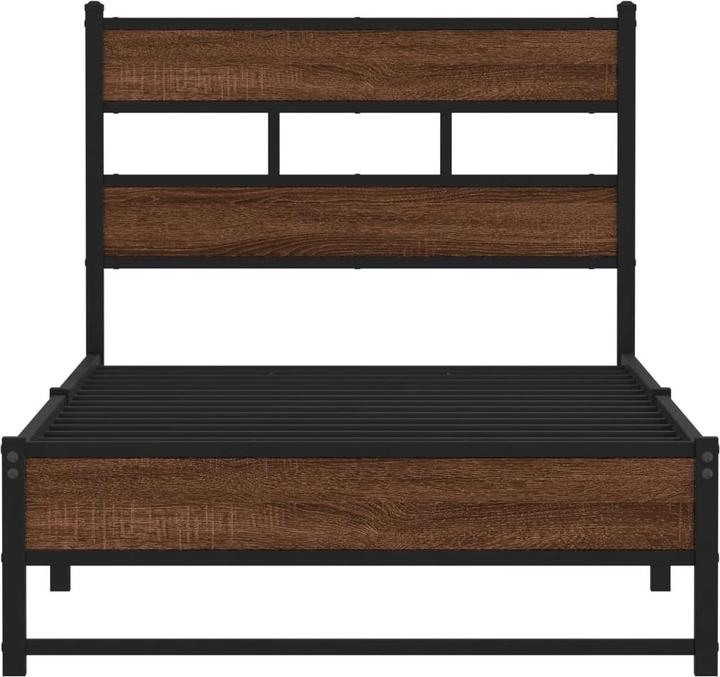Immagine prodotto VidaXL Letto in metallo Rete a doghe letto singolo Struttura letto senza materasso 90x200cm (90 x 200 cm)