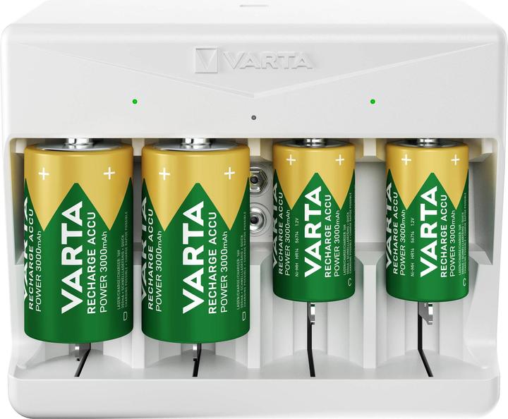 Image du produit Varta Chargeur universel (1 pcs, D, AAA, AA, C, 9V Block, 1600 mAh, Chargeurs sans batterie)