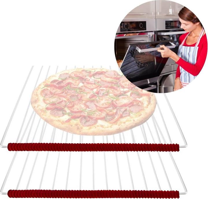 Immagine prodotto Hermex Protezione della griglia del forno Set di copertura del bordo della griglia del forno