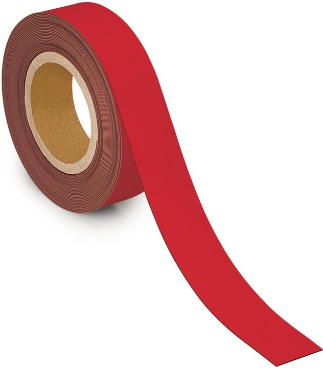 Actual product image Maul Magnetic tape, 40 mm x 10 m, thickness: 1 mm, red (1 x)