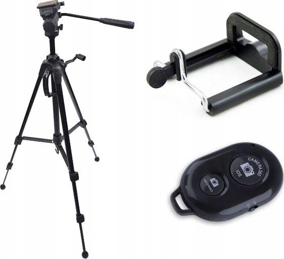 Fancier tripod 4in1 high tripod remote control selfie phone holder