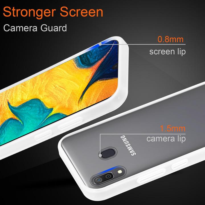 Productafbeelding Cadorabo Hybride matte hoes (TCL A30, Samsung Galaxy M10, Samsung Galaxy A20)