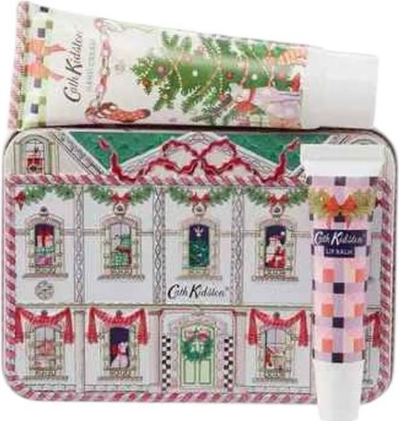 Cath Kidston Geschenkset Lippenbalsam & Handcreme in Blechdose (Körperpflegeset)