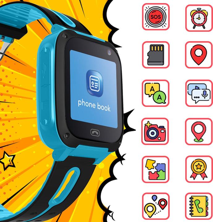 Actual product image Forever Kids watch LBS Setty Funkid SD-100 blue