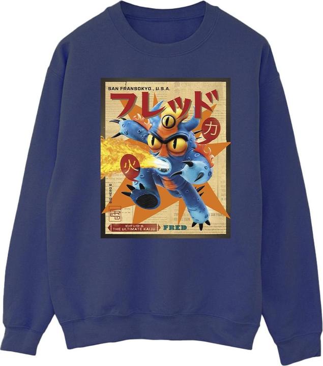 Produktbild Disney Big Hero 6 Baymax Fred Newspaper Sweatshirt (M)