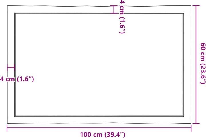 Immagine prodotto VidaXL Chaim (100 x 60 x 6 cm)