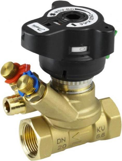 Actual product image Danfoss manual balancing valve LENOMSV-BD size DN20 003Z4002