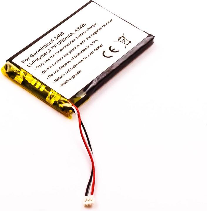 Produktbild AGI Akku kompatibel mit Garmin nüvi 2460 - Akku - 1.250 mAh