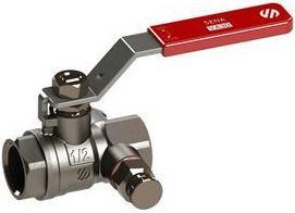 Produktbild water ball valve with drain, ventilation and 1/2 inch seal (RH323)