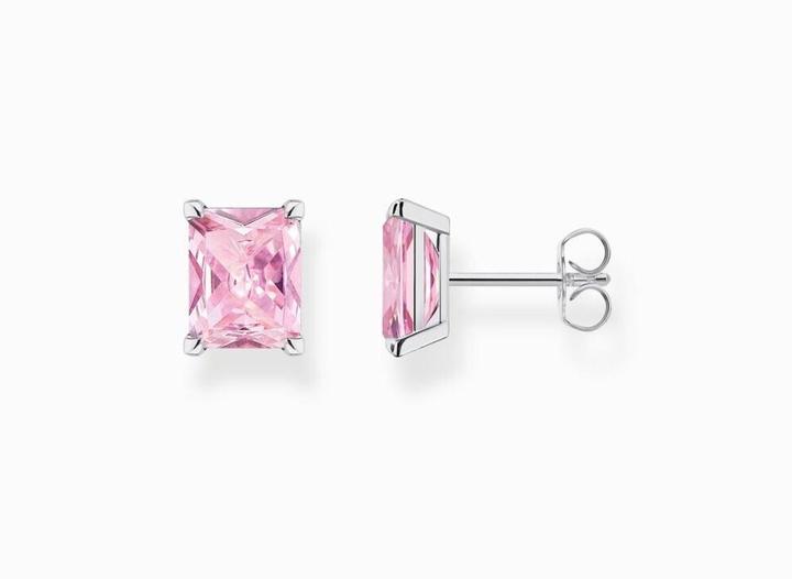 Produktbild Thomas Sabo Ohrstecker pinker Stein silber (925er Silber)