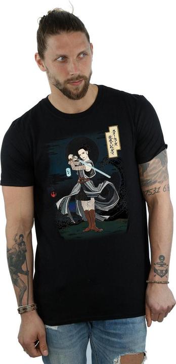 Immagine prodotto Star Wars The Last Jedi Japanese Rey Maglietta Uomo (S)