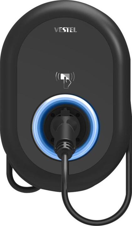 Productafbeelding Vestel EVC04 5m incl. FI type A en Ethernet / WLAN (Type 2, 11 kW, 16 A, Hardwired)