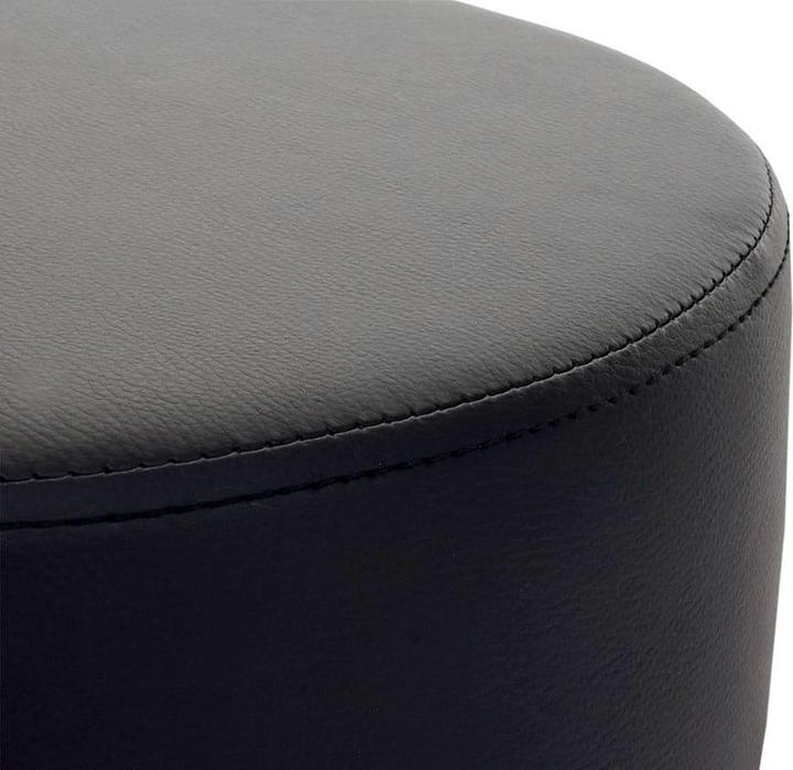 Image du produit Swisshandel24 2x tabouret, tabouret de maquillage, réglable en hauteur Ø 35cm similicuir, noir
