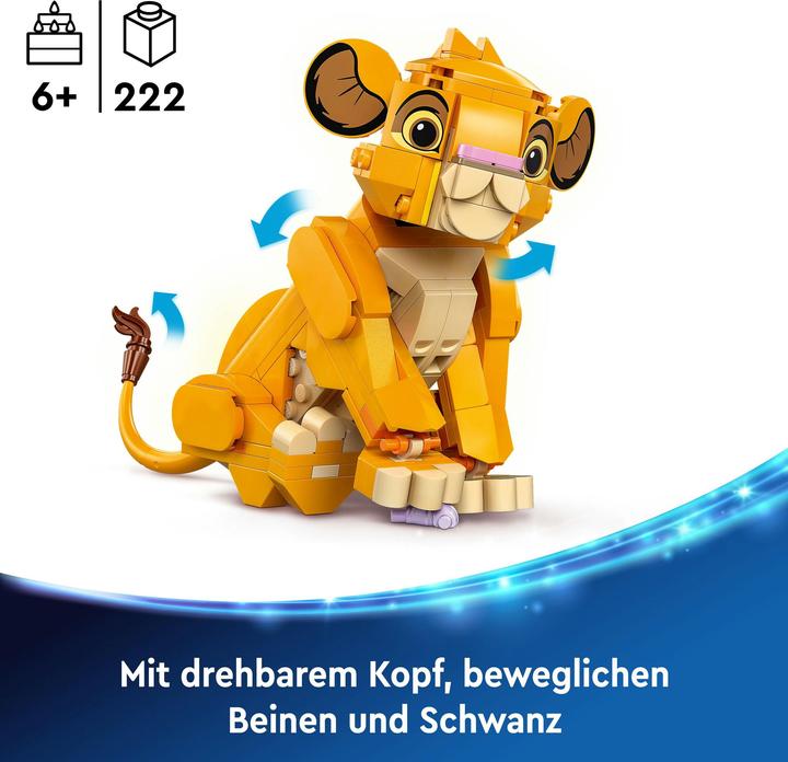 Actual product image LEGO 43243 Simba, the king's lion cub (43243, LEGO Disney)