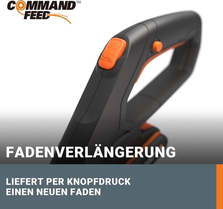 Productafbeelding Worx WG163E Akku-Rasentrimmer und Kantenschneider inkl. 2x 2Ah Akkus & Ladegerät (Onkruidverdelgers)