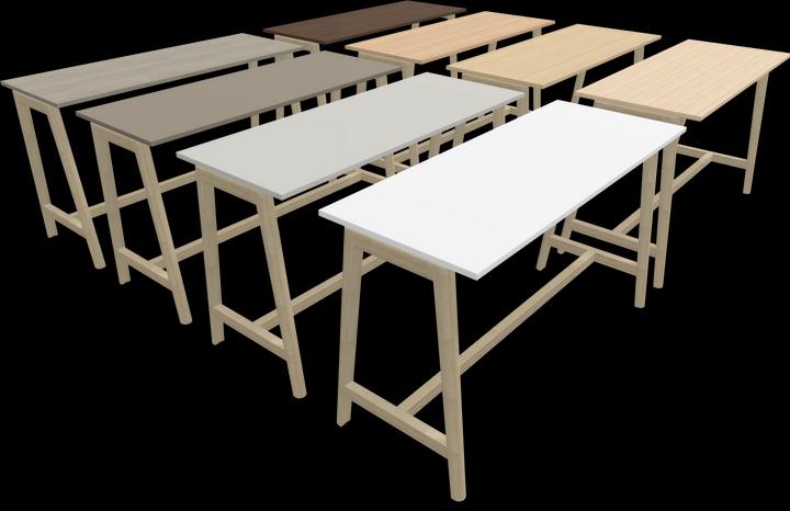 Actual product image Narbutas Nova Wood high table (180 x 70 x 105 cm)