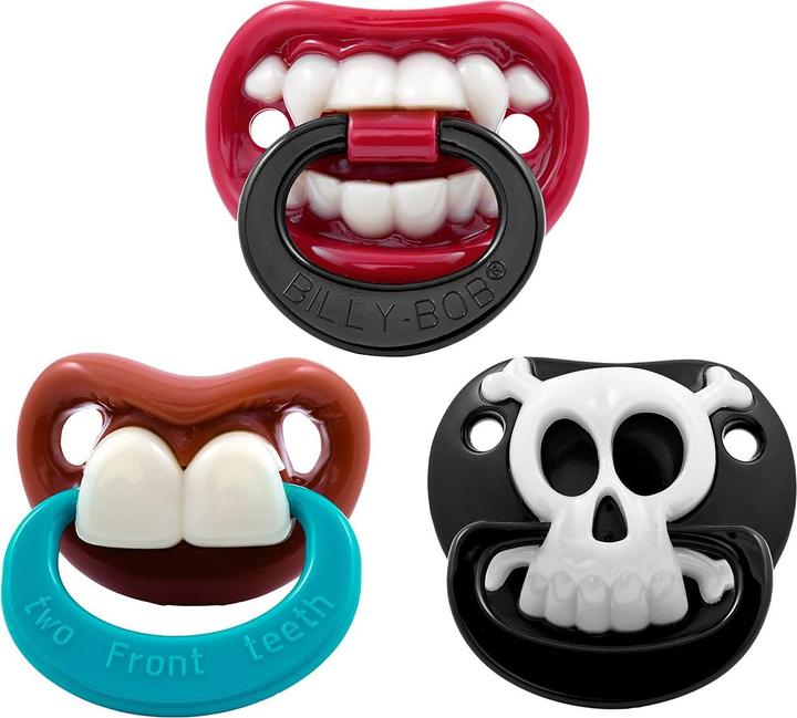 Actual product image Billy Bob Lustiges Schnuller 3er Set (3 x, 3 - 12 M.)