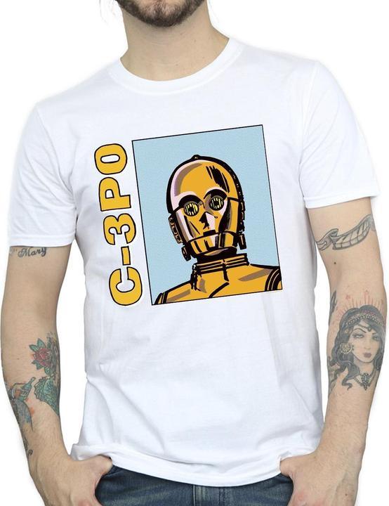 Image du produit Star Wars - T-shirt C3PO LINE ART - Homme (S)