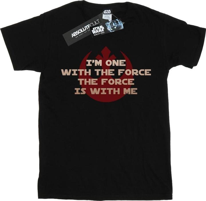 Image du produit Star Wars - T-shirt ROGUE ONE I'M ONE WITH THE FORCE RED - Homme (XL)