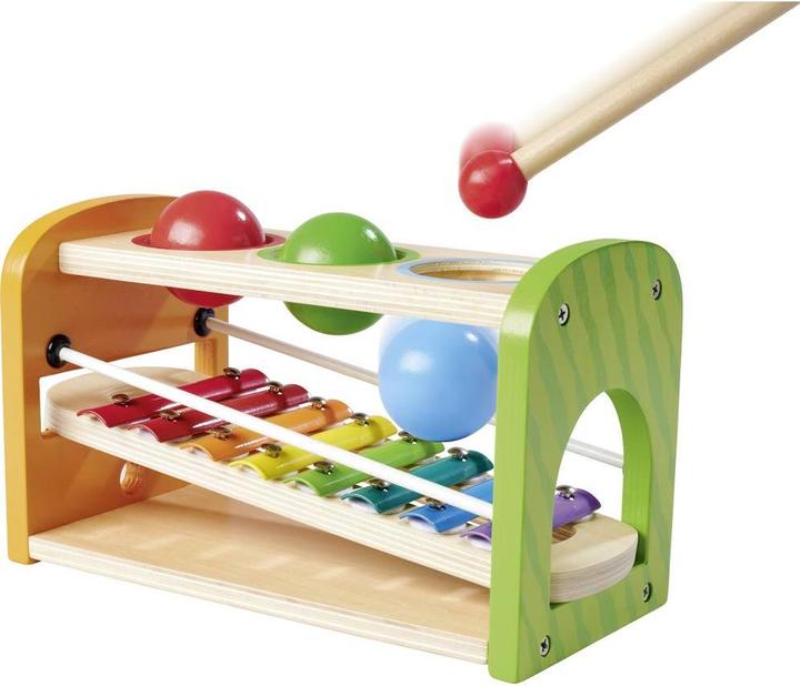 Actual product image Eichhorn Xylophone knocking bench (German)