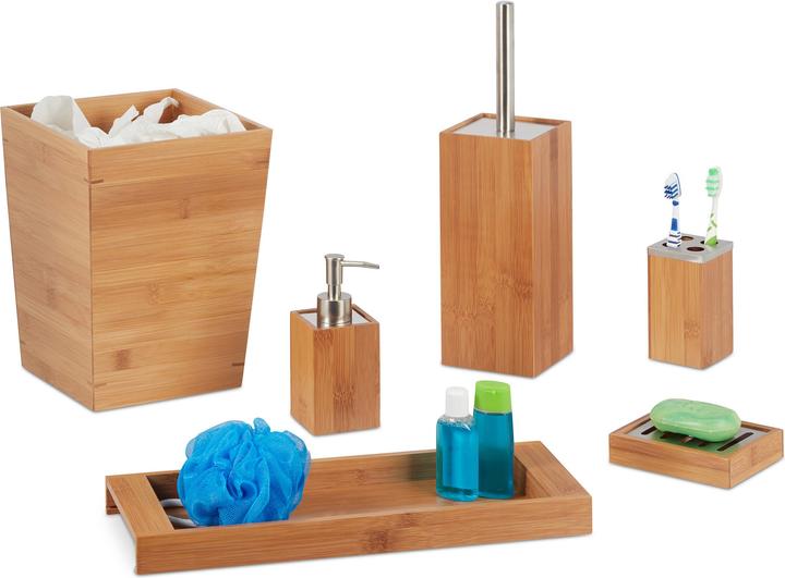 Image du produit Relaxdays Bad Set Bambus