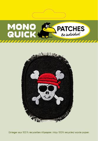 Immagine prodotto Mono Quick Jeansflick mit Piratenkopf (2 x)