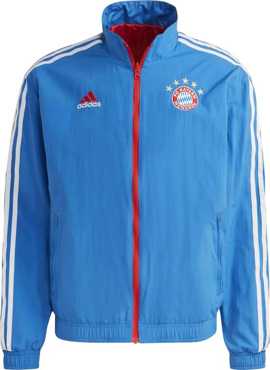 Actual product image adidas Mens FC Bayern Munchen 2022-23 Reversible Anthem Jacket (XS)