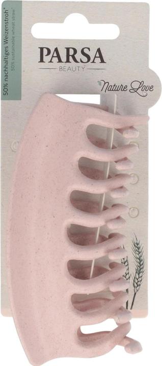 Produktbild Parsa Beauty PARSA Nature Love Haarklammer, rosa Gross, 6 Stk., aus Weizenstroh (6 Stk.)