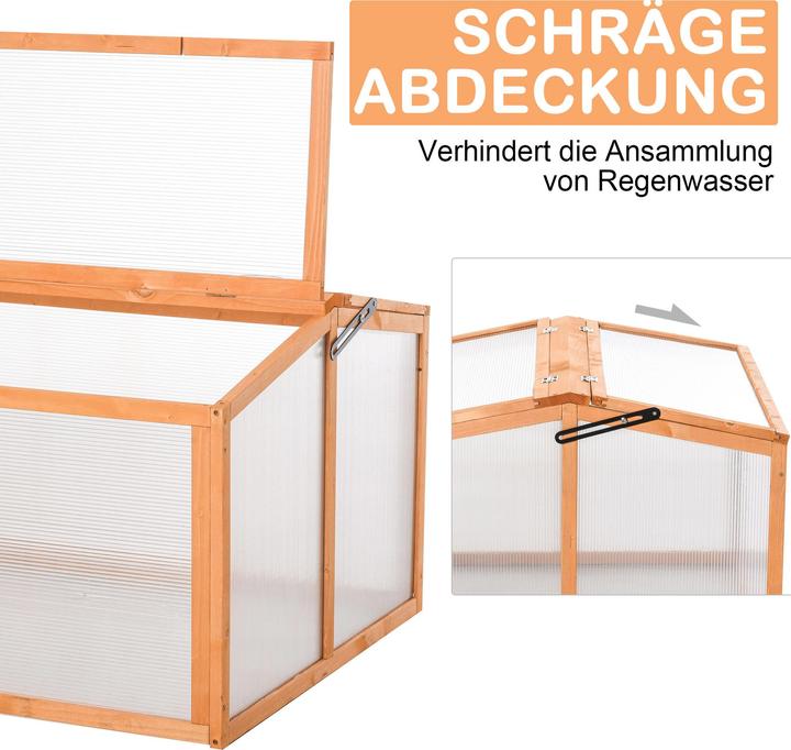 Image du produit Outsunny Parterre surélevé avec cadre en bois