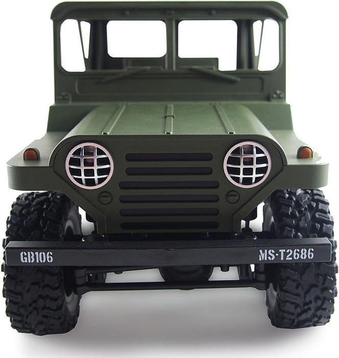 Produktbild Amewi RC AMX U.S. Militär Geländewagen RTR 4WD 1:14 Military green (RTR Ready-to-Run)