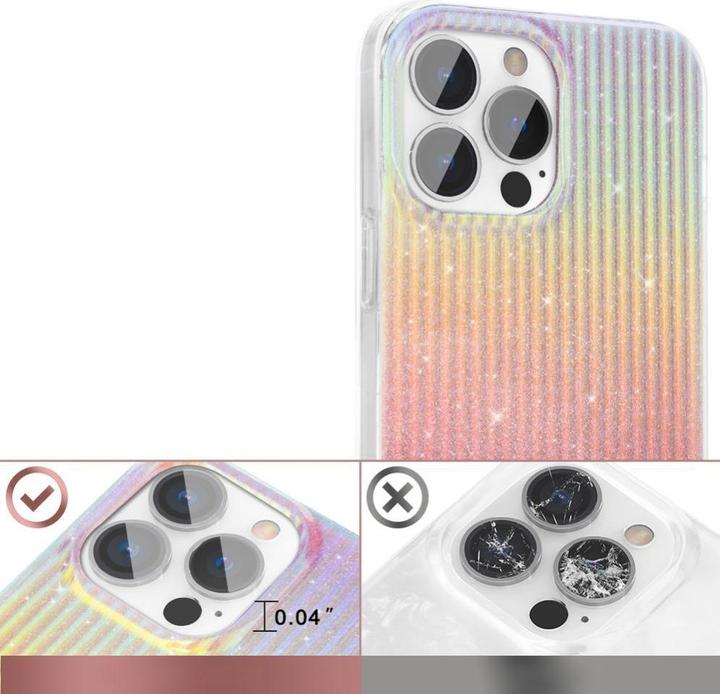 Produktbild Kingxbar Travel Series Luxury Elegant Case for iPhone 13 Pro Orange (Sunset) (Apple iPhone 13 Pro)