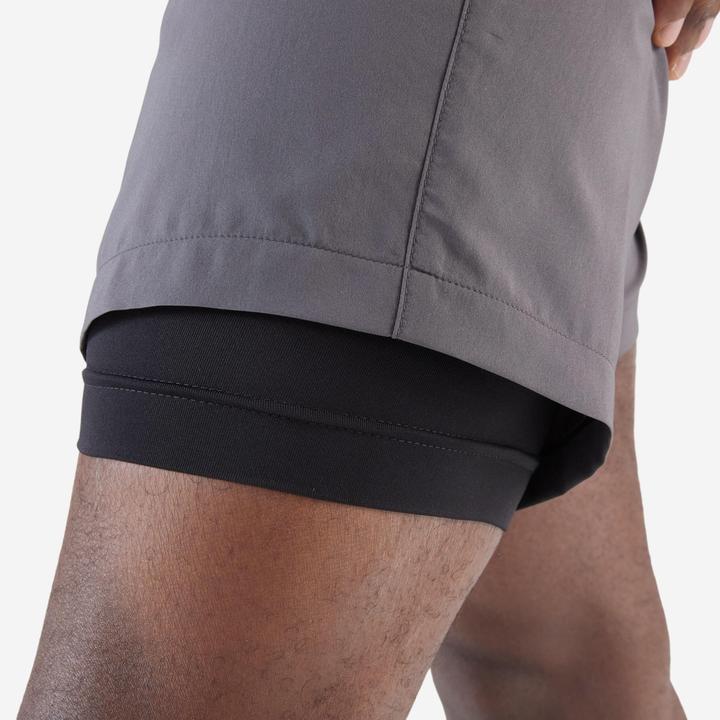 Image du produit Kalenji Short de running respirant Homme - KIPRUN Run 500 Dry Gris (S)