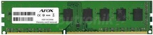 Immagine prodotto AFOX Modulo di memoria UDIMM DDR3 8G 1600 8 GB 1600 MHz LV 1,35V (1 x 8GB, 1600 MHz, DDR3-RAM, DIMM)