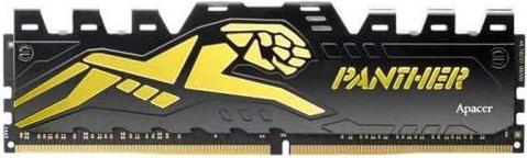 Produktbild Apacer DDR4 - 8GB - 3200 - CL - 16 - Single Panther Golden (1 x 8GB, 3200 MHz, DDR4-RAM, DIMM)