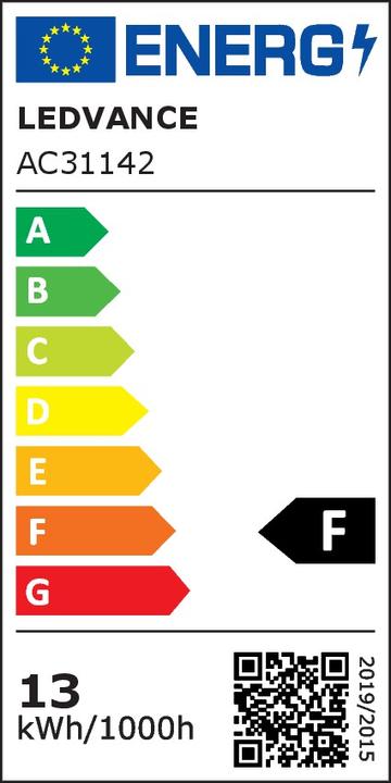 Energy Label Osram Led Base Classic A (E27, 14 W, 1521 lm, 3 x, F)
