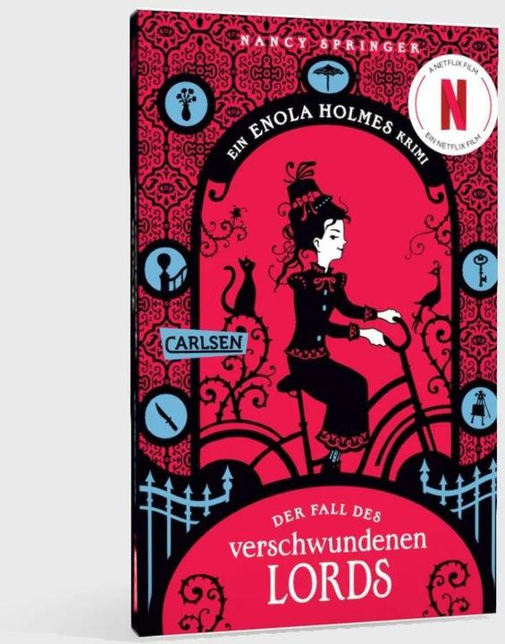 Immagine prodotto Enola Holmes: Der Fall des verschwundenen Lords (Tedesco, Nancy Springer, 2024)