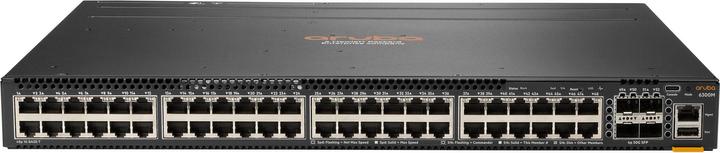 Produktbild HPE E Aruba Switch, 48 Port and 4 Port SFP56, Layer 3, Stackable, 1U, One Touch Deployment (52 Ports)