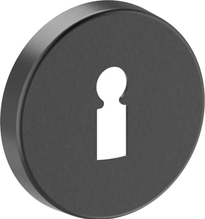 Actual product image Glutz Schlüsselrosette RZ 5380 schwarz 53/8mm (Door set)