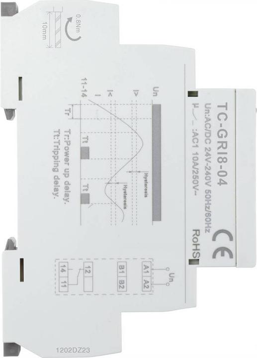 Actual product image Tru Components Current monitoring relay GRI8-04/16 Current